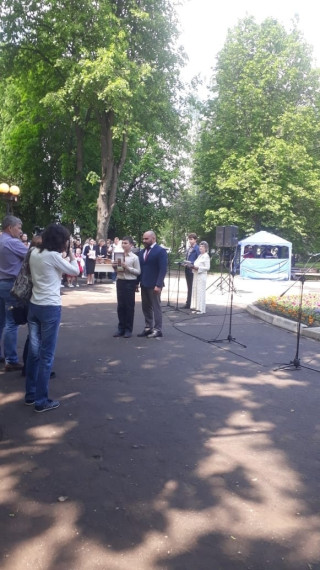 26 мая в Пушкинском сквере состоялось торжественное мероприятие «С Пушкиным в сердце», посвященное открытию Года Пушкина..
